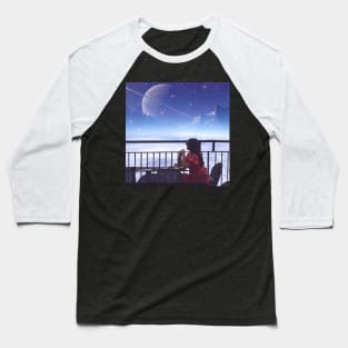 Saturn Views Baseball T-Shirt
